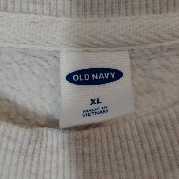 Old Navy Beige Floral Sweatshirt - Picture 2 of 8